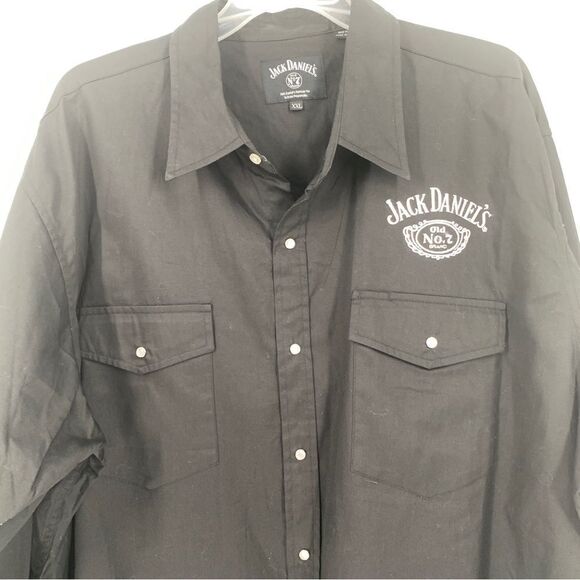 NWOT Jack Daniels Men’s Logo Rodeo L/S Snap Front Embroidered Western Shirt - Picture 10 of 10